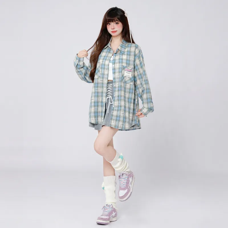 SDN by41 Shirts Women's Cream Blue-3