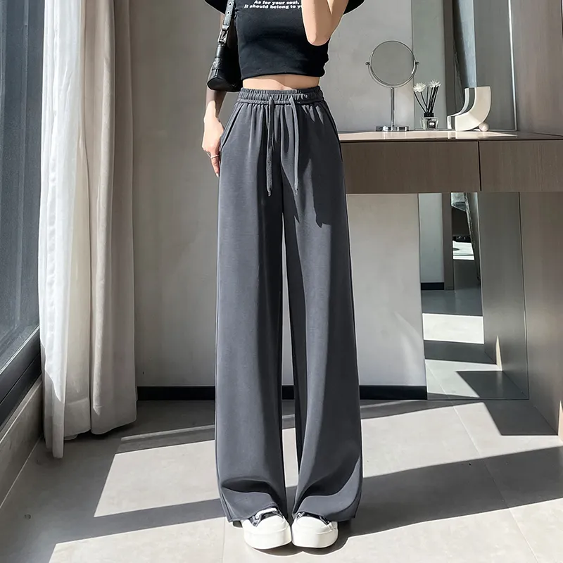 HTHK Casual Pants Women's Gray/Black/White-16
