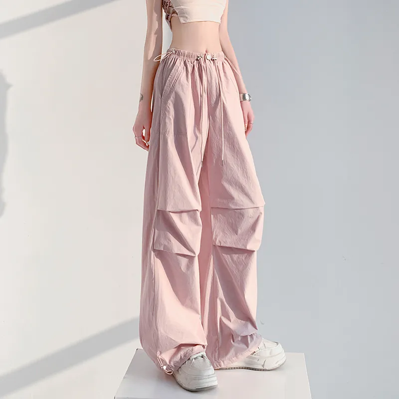 HTHK Casual Pants Women's Black/Gray/Pink/Khaki Green-15