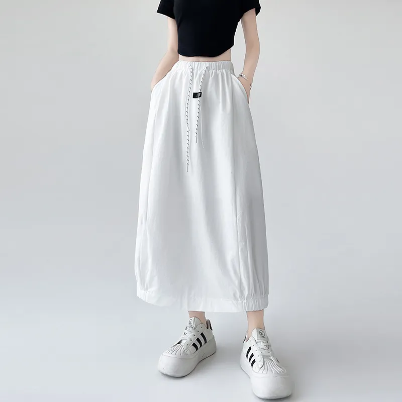 HTHK Casual Long Skirts Women's-9