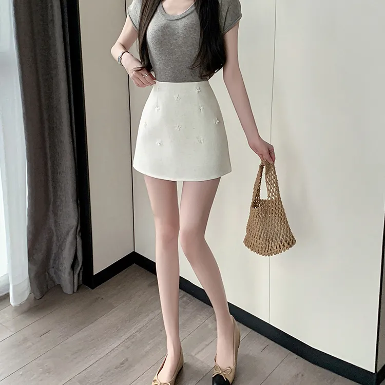 HTHK Casual Short Skirts Women's-13