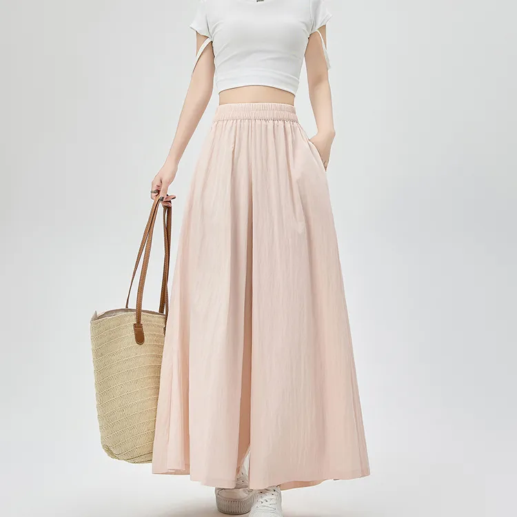 HTHK Casual Pants Women's Black/Pink/Khaki/Apricot-7