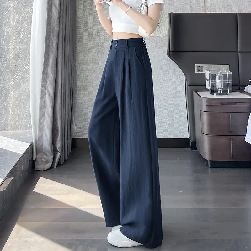 HTHK Casual Pants Women's White/Khaki/Navy Blue-51