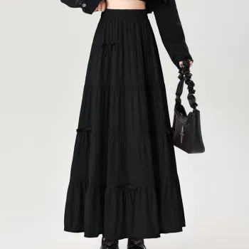 HTHK Casual Long Skirts Women's