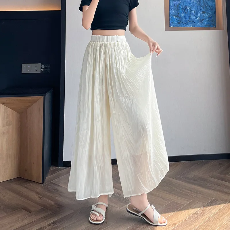 HTHK Casual Pants Women's White/Purple/Black/Pink/Pink Purple-4