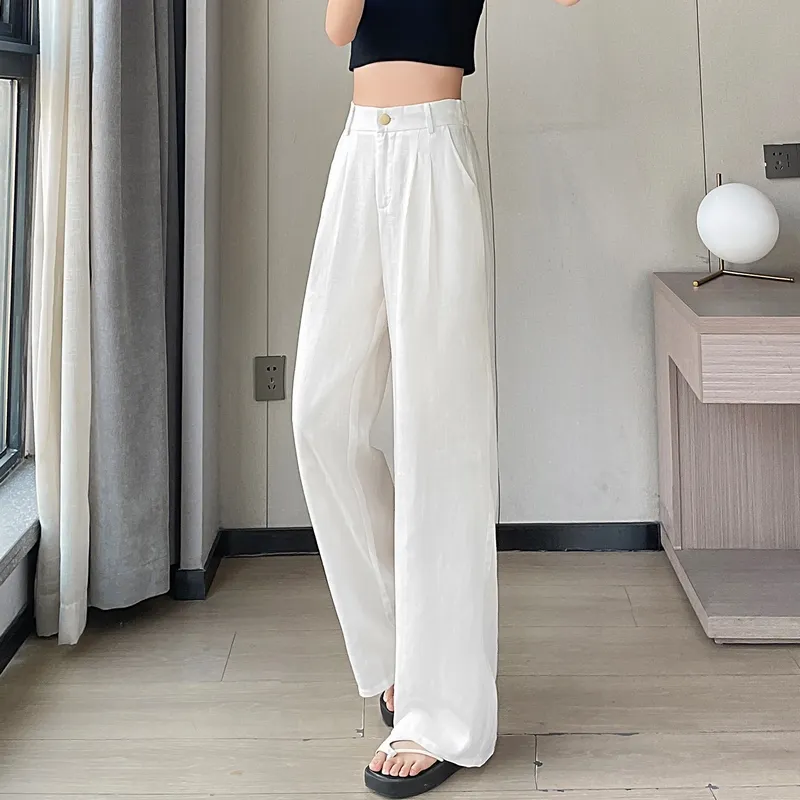 HTHK Casual Pants Women's White/Pink/Black-15
