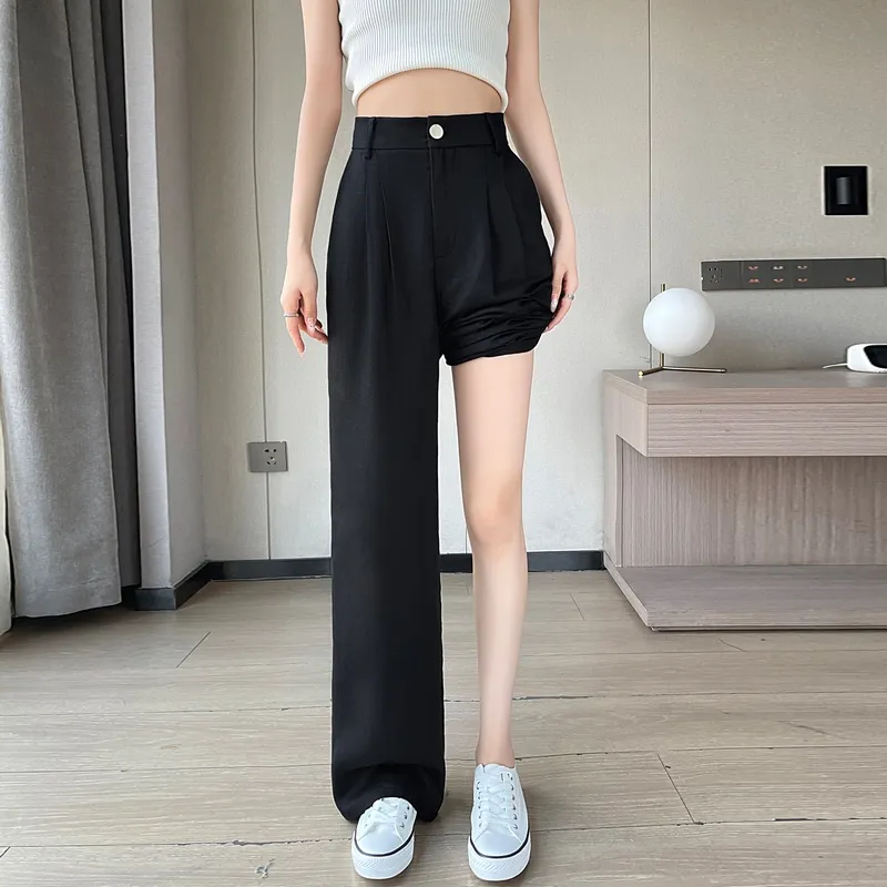HTHK Casual Pants Women's White/Pink/Black-38