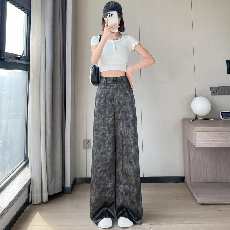 HTHK Casual Pants Women's Apricot/Black-27