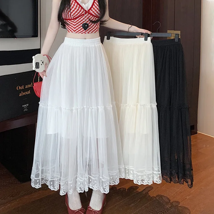 HTHK Casual Long Skirts Women's-6