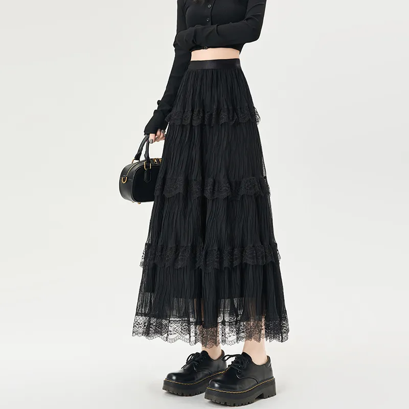 HTHK Casual Long Skirts Women's-9