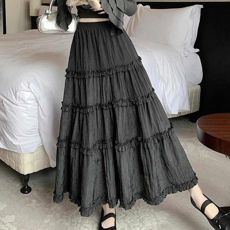 HTHK Casual Long Skirts Women's-4