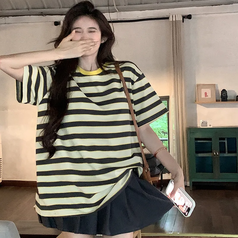 HTHK Drop Shoulder Sleeve T Shirt Women's-2