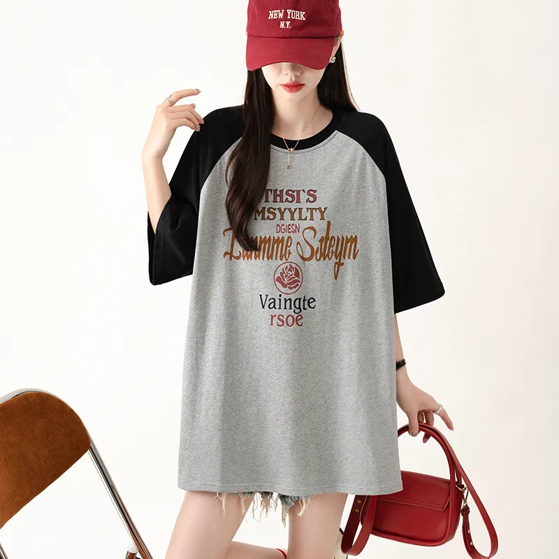 HTHK T Shirts Women's Black Gray Color-2