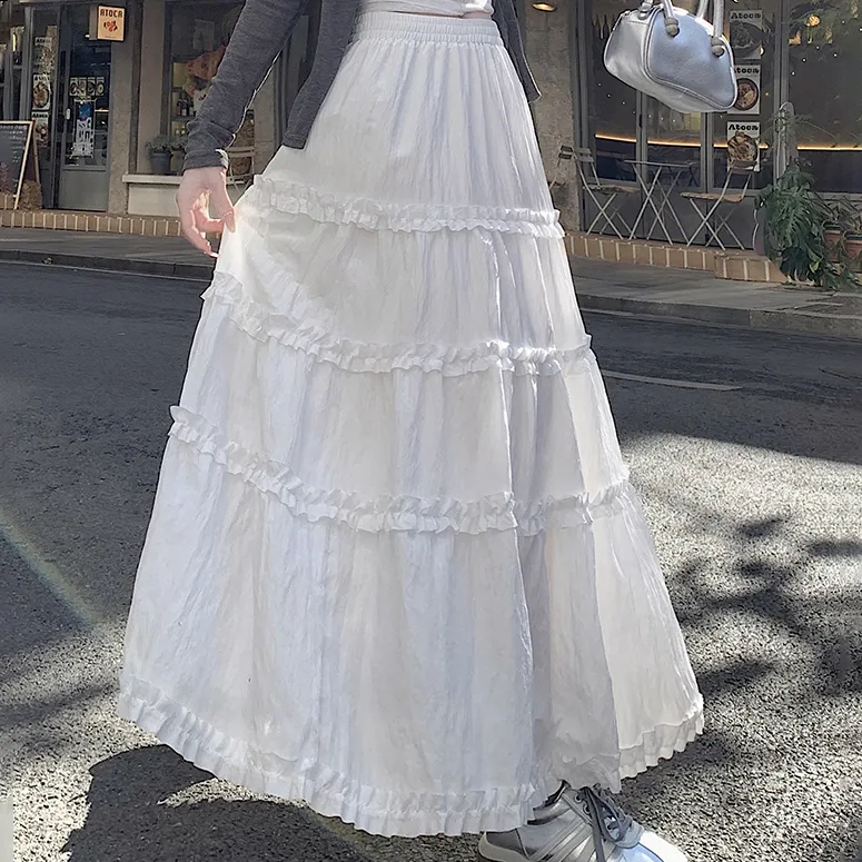 HTHK Casual Long Skirts Women's-8