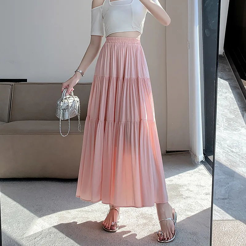 HTHK Casual Long Skirts Women's-3