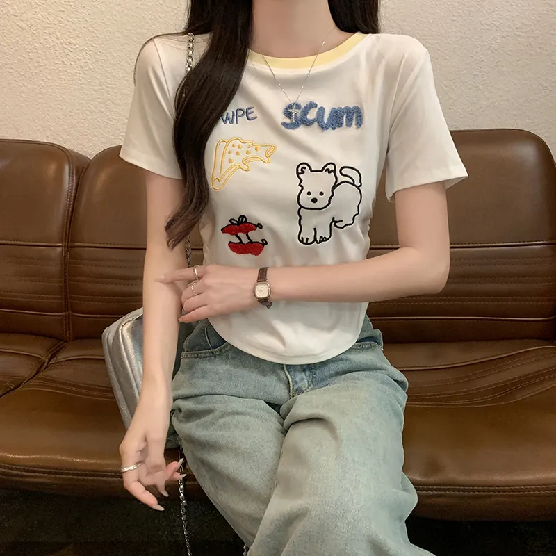 HTHK Set in Sleeve T Shirt Women's-5