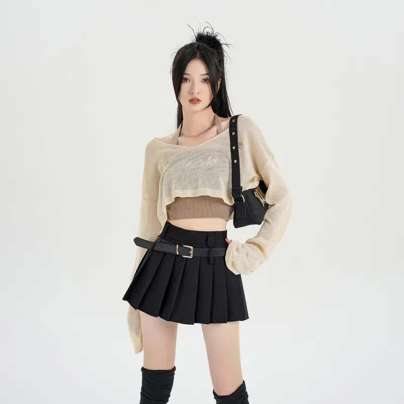 HTHK Casual Short Skirts Women's-16