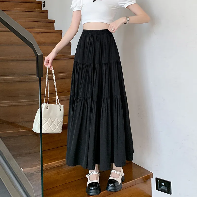 HTHK Casual Long Skirts Women's-11