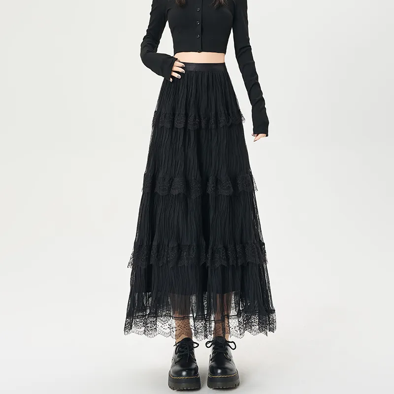 HTHK Casual Long Skirts Women's-11