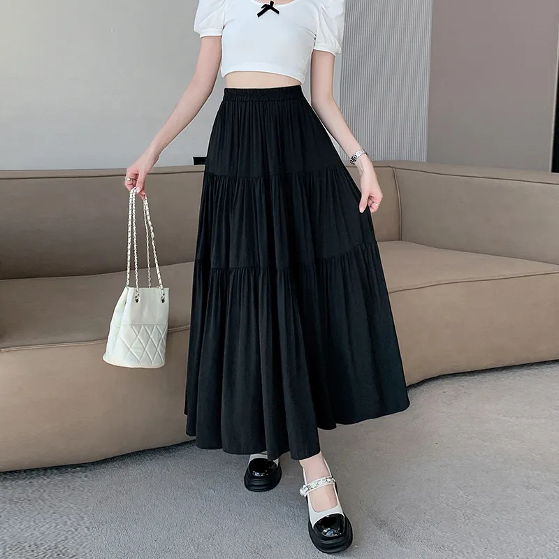 HTHK Casual Long Skirts Women's-8