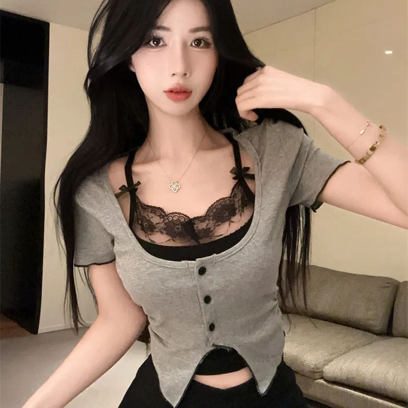 HTHK Regular T Shirt Women's Gray-4