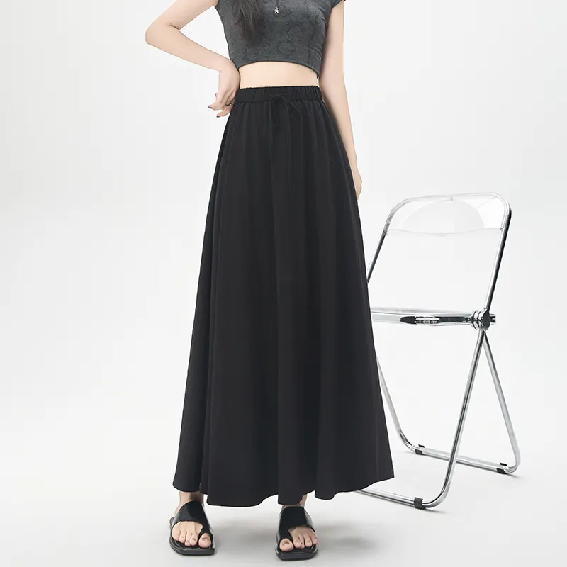 HTHK Casual Long Skirts Women's-9