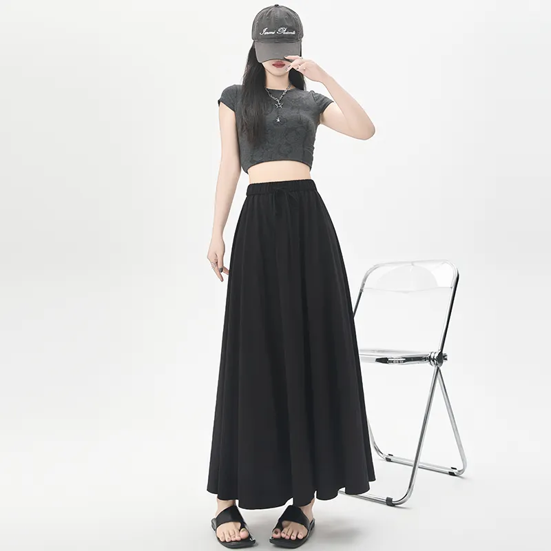 HTHK Casual Long Skirts Women's-11