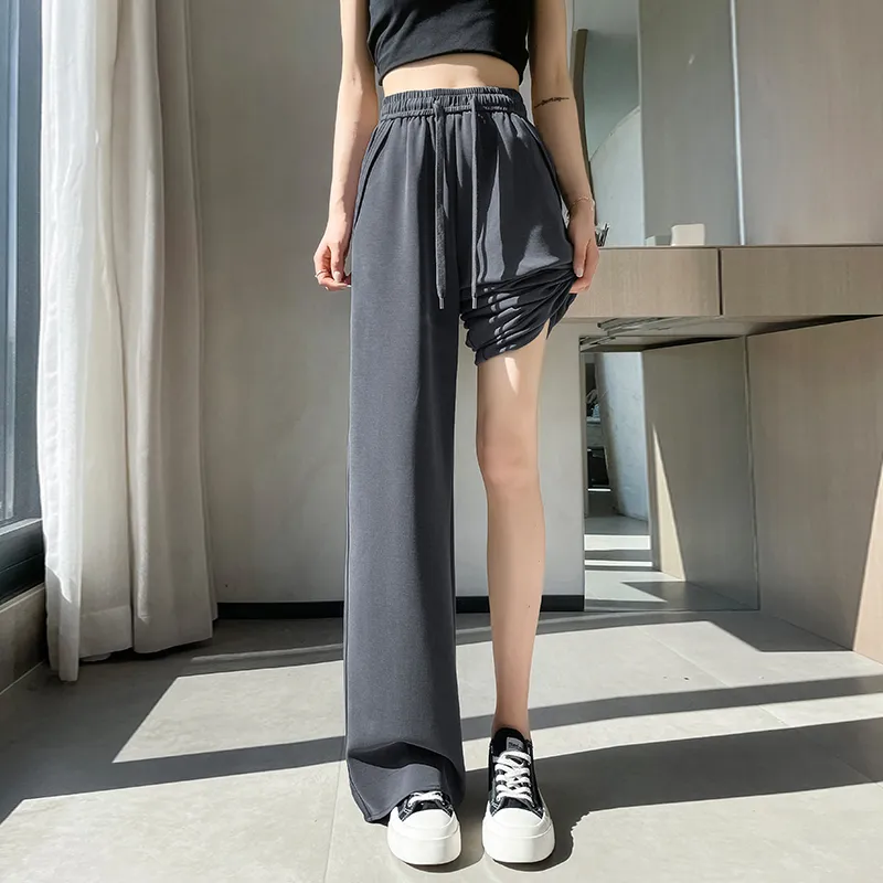 HTHK Casual Pants Women's Gray/Black/White-4