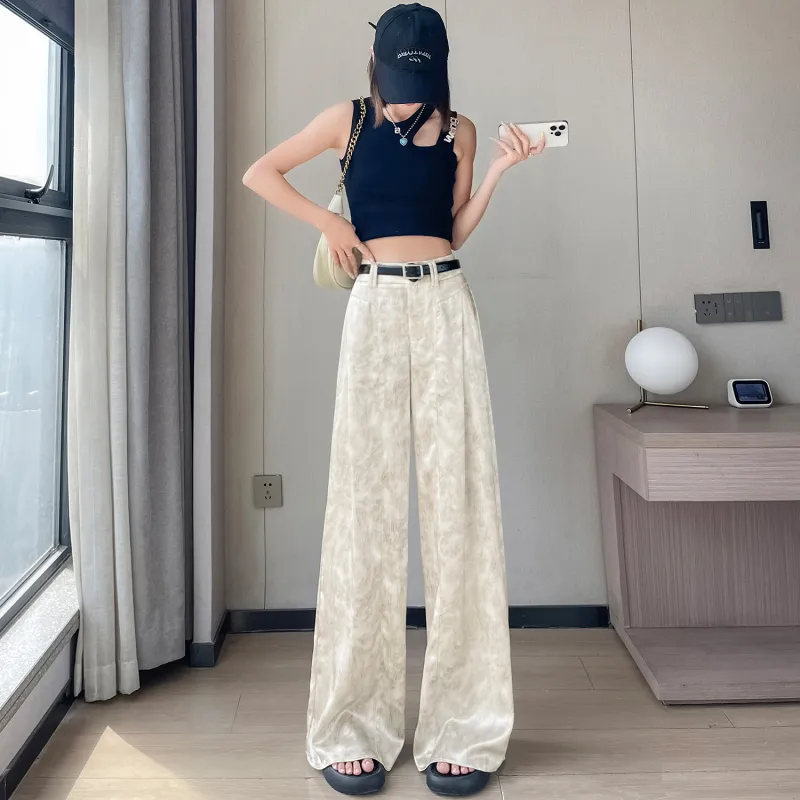 HTHK Casual Pants Women's Apricot/Black-11