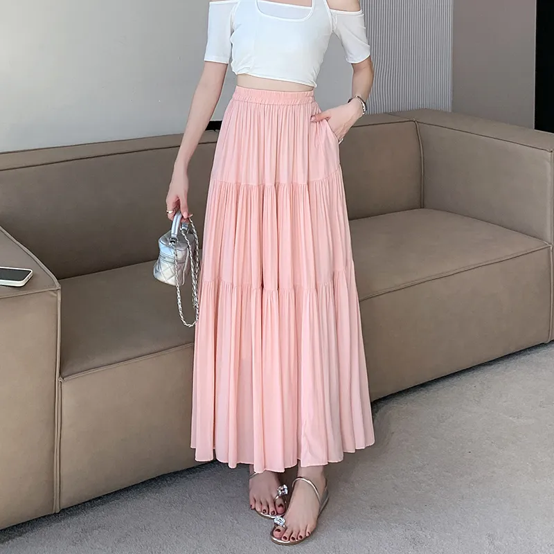 HTHK Casual Long Skirts Women's-1