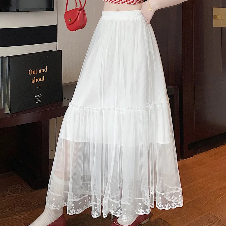 HTHK Casual Long Skirts Women's-9