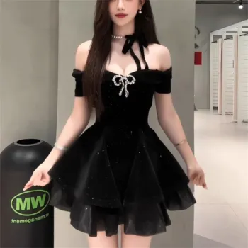 HTHK Lolita Dresses Women's Black
