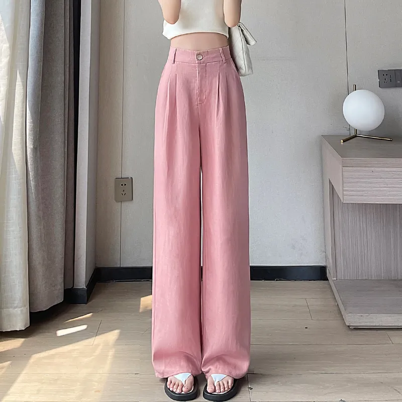 HTHK Casual Pants Women's White/Pink/Black-31