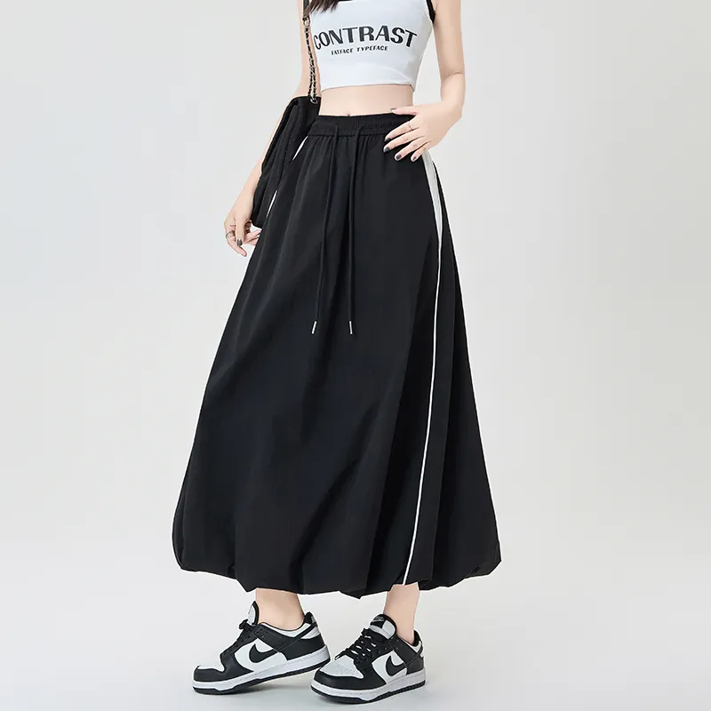 HTHK Casual Long Skirts Women's-3