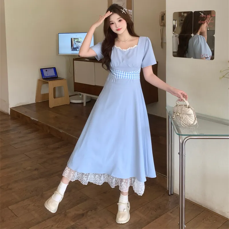 HTHK Short Sleeved Dress Women's-5