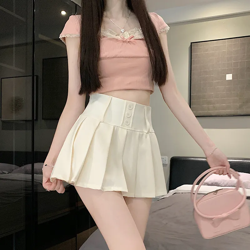 HTHK Casual Short Skirts Women's-3