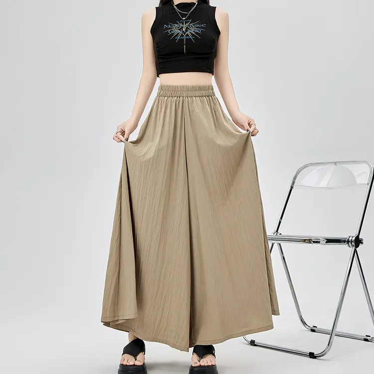 HTHK Casual Pants Women's Black/Pink/Khaki/Apricot-13
