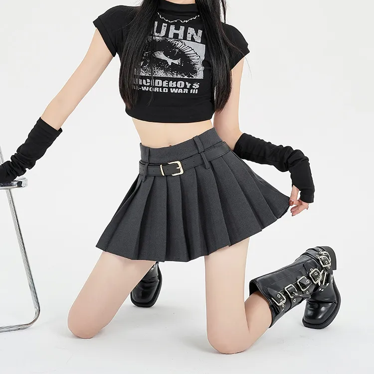HTHK Casual Short Skirts Women's-3