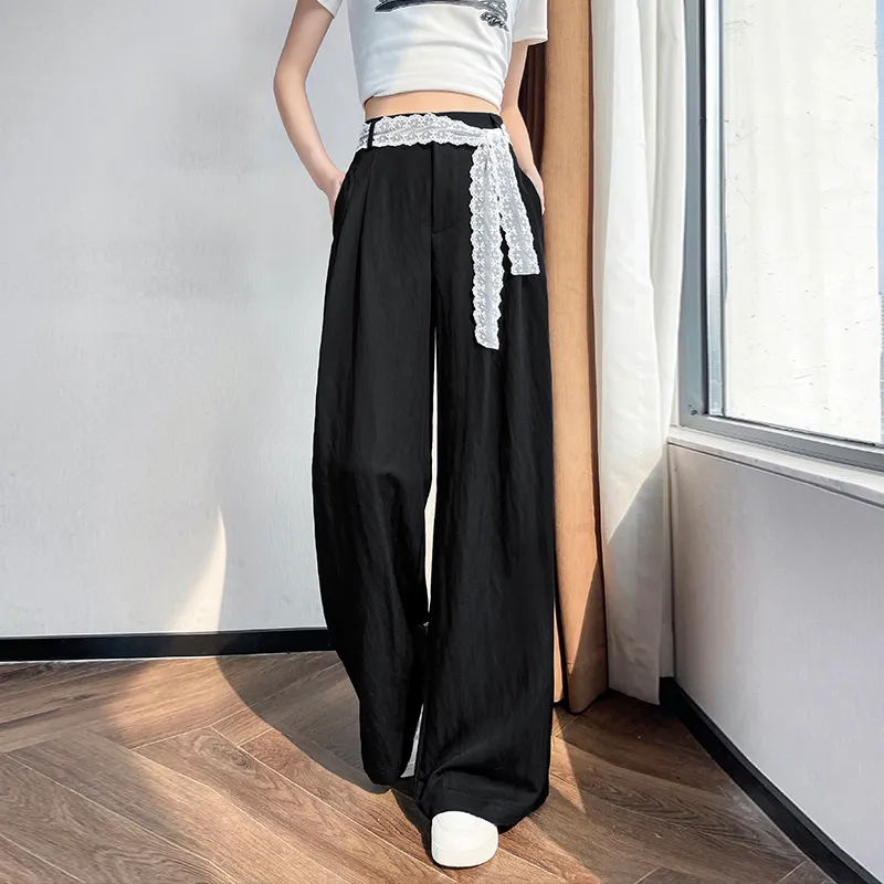 HTHK Casual Pants Women's White/Black/Cream Apricot-33