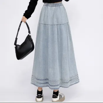 HTHK Casual Long Skirts Women's