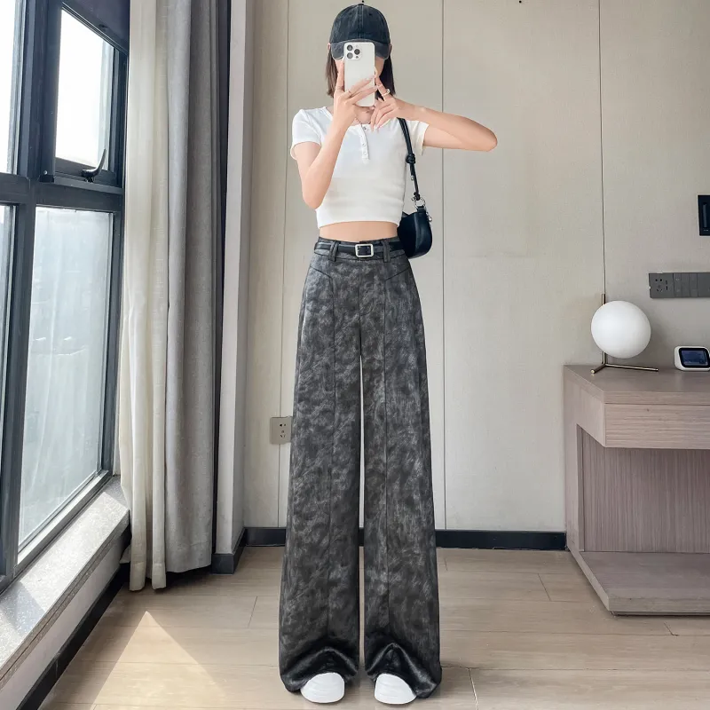 HTHK Casual Pants Women's Apricot/Black-29