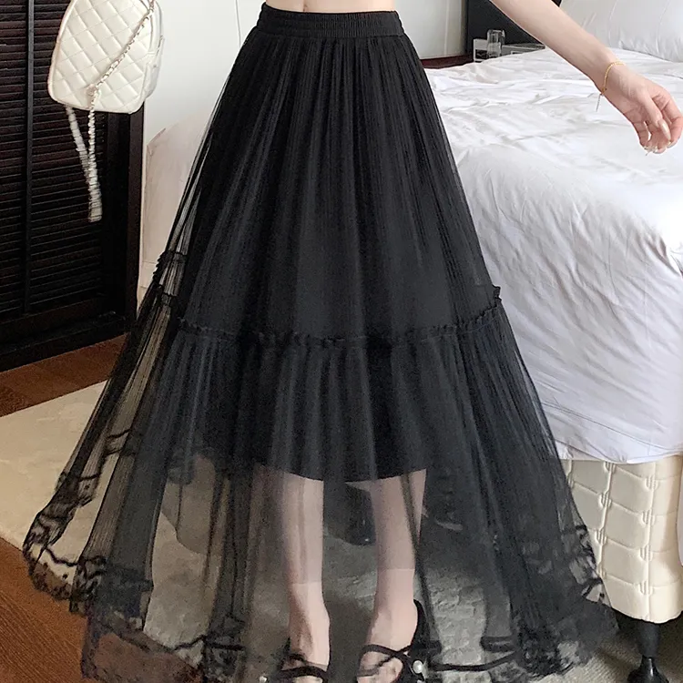 HTHK Casual Long Skirts Women's-4