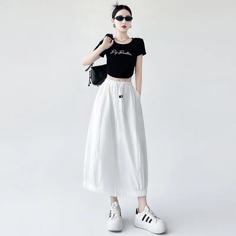 HTHK Casual Long Skirts Women's-7