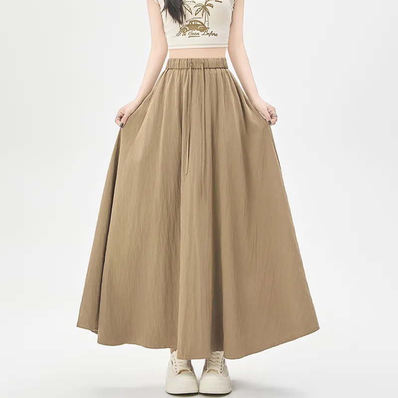 HTHK Casual Long Skirts Women's-3