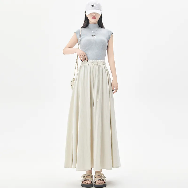 HTHK Casual Long Skirts Women's-19