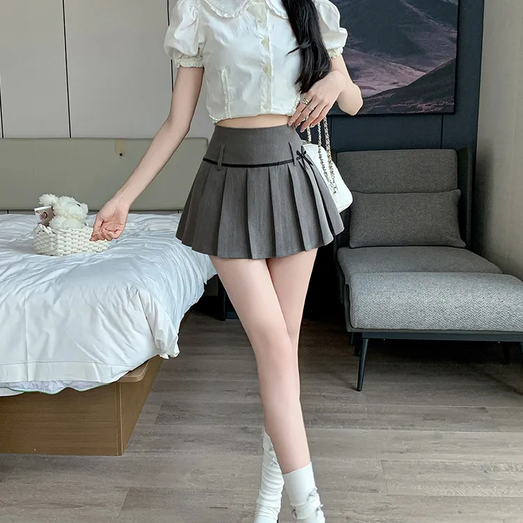 HTHK Casual Short Skirts Women's-4
