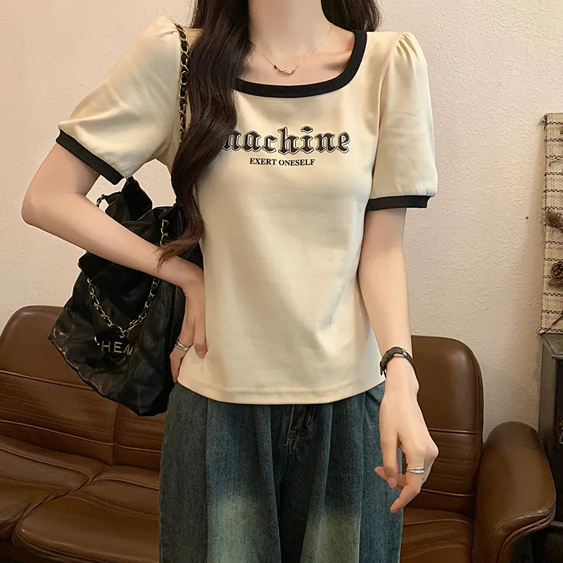 HTHK T Shirts Women's Apricot-1