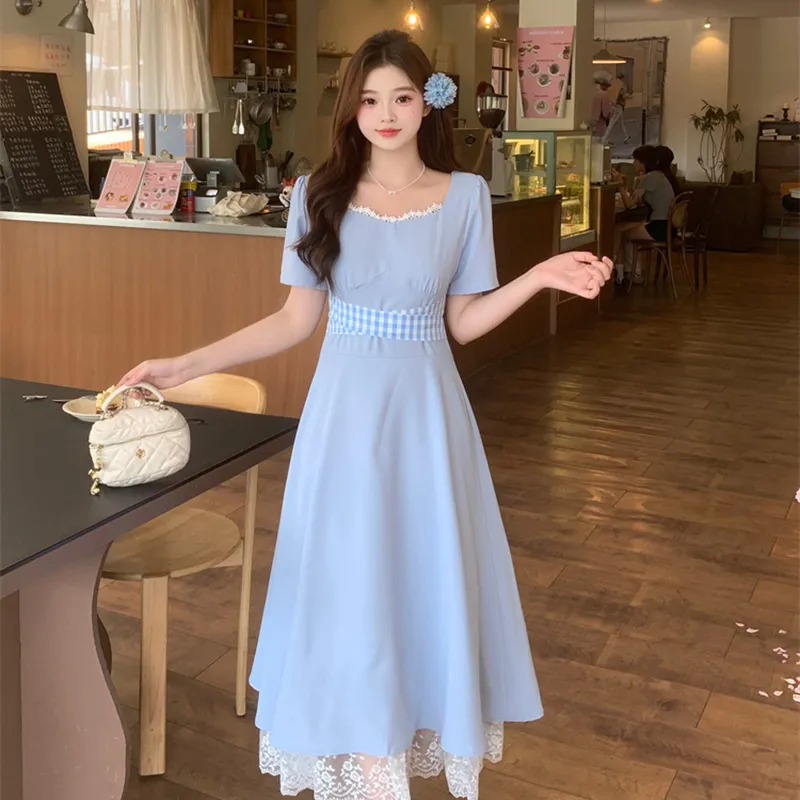 HTHK Short Sleeved Dress Women's-4