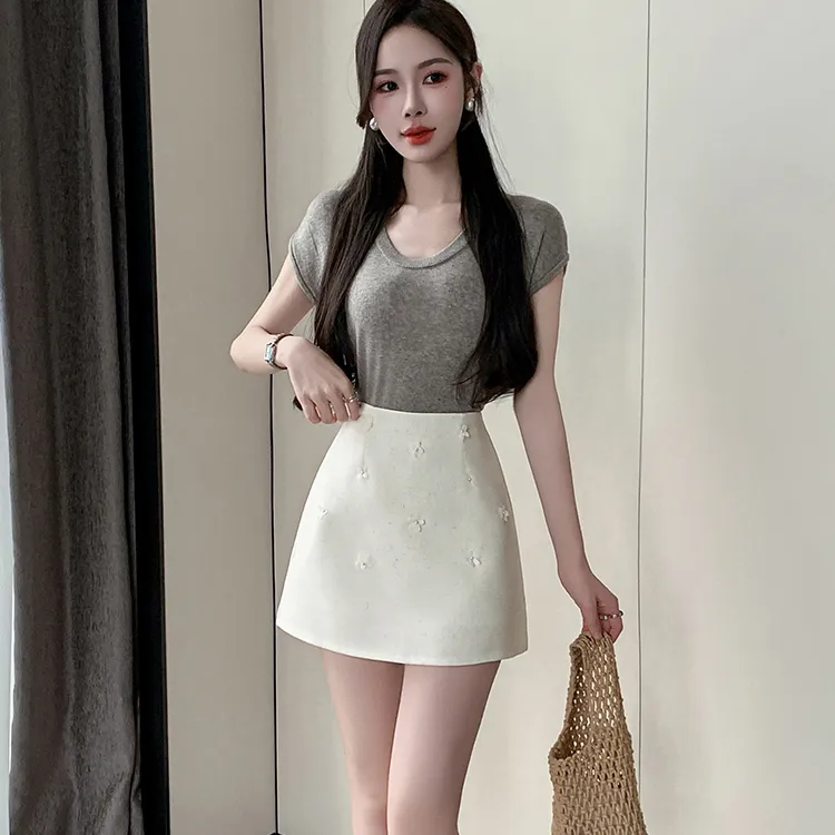 HTHK Casual Short Skirts Women's-11