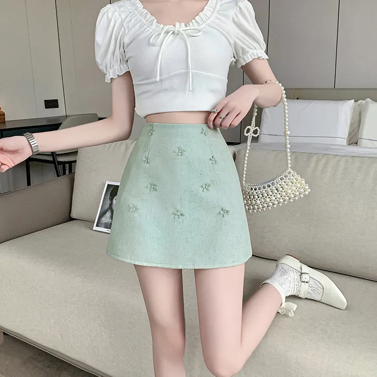 HTHK Casual Short Skirts Women's-17